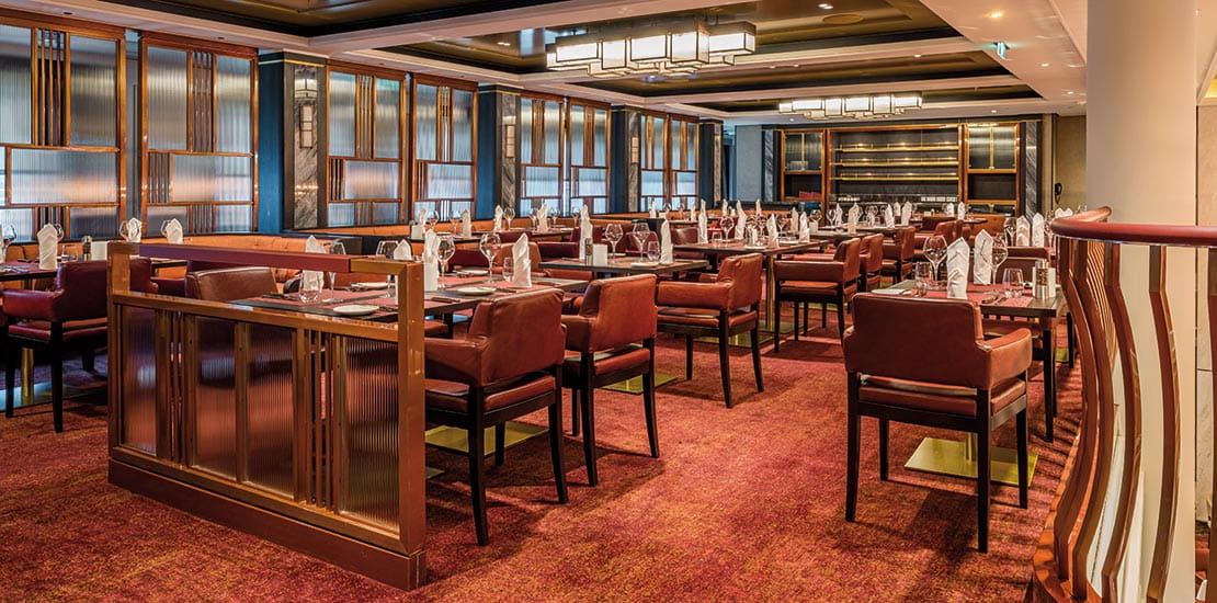 Our French brasserie at sea